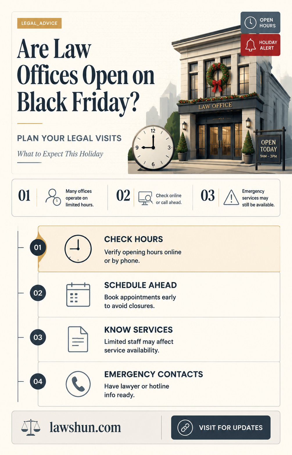 are law offices open on black friday