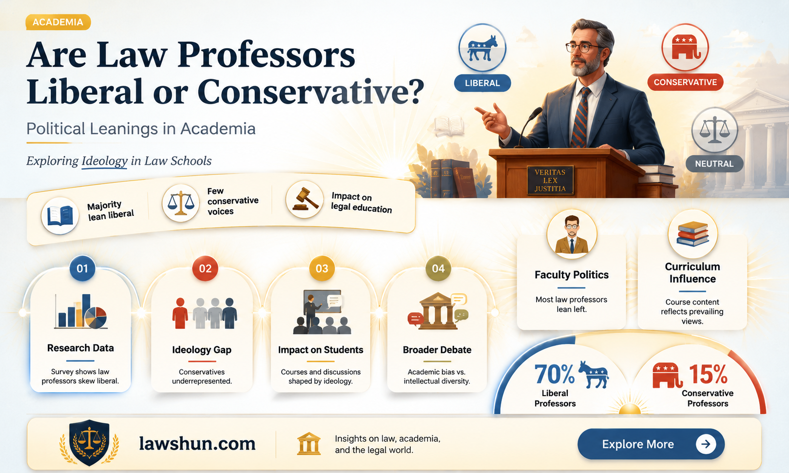 are law professors liberal or conservative