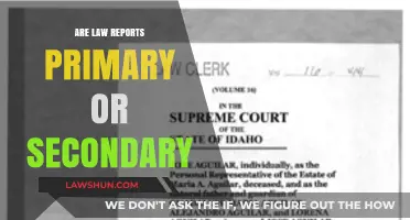Are Law Reports Primary or Secondary Sources? A Legal Analysis