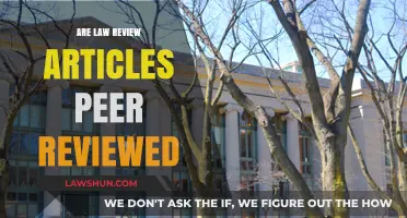 Are Law Review Articles Peer Reviewed? Unraveling Academic Scrutiny