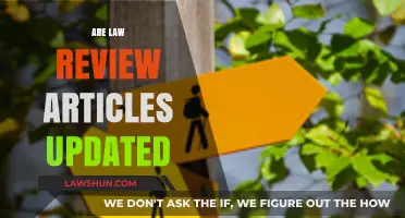Do Law Review Articles Stay Current? Updates and Relevance Explained