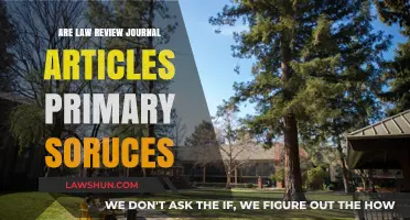 Are Law Review Articles Primary Sources? A Legal Analysis