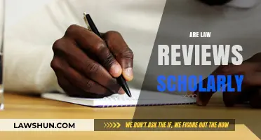 Are Law Reviews Truly Scholarly? Examining Academic Rigor and Impact