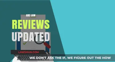 Are Law Reviews Updated? Exploring Relevance in Legal Scholarship