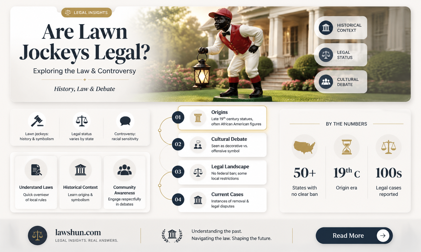 are lawn jockeys against the law