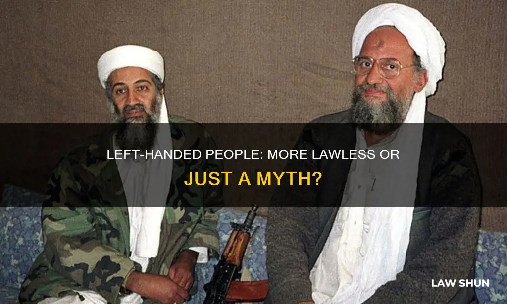 are left handed people more likely to break laws