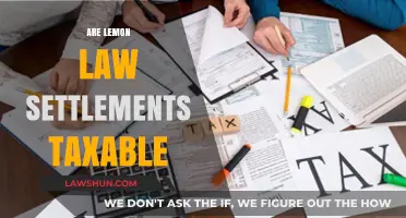 Are Lemon Law Settlements Taxable? Understanding Your Financial Obligations