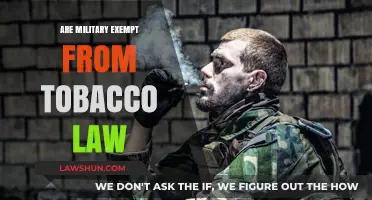 Military and Tobacco Laws: Are Service Members Exempt from Regulations?