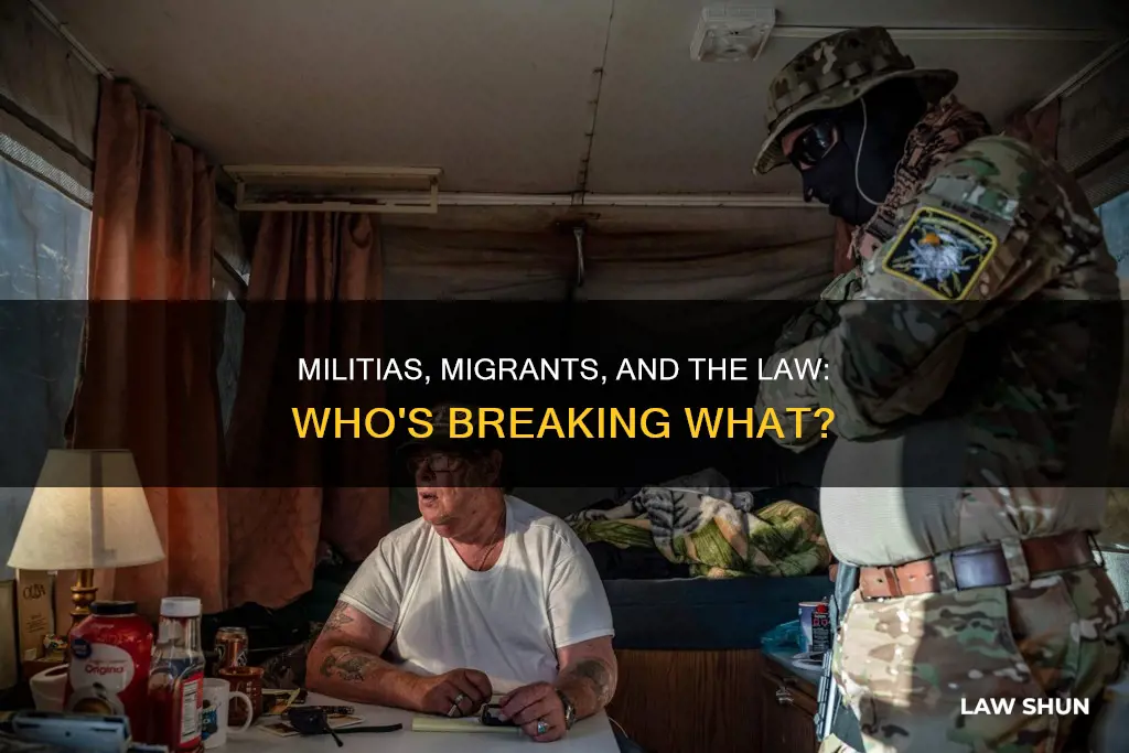 are militas breaking laws by detaining migrants