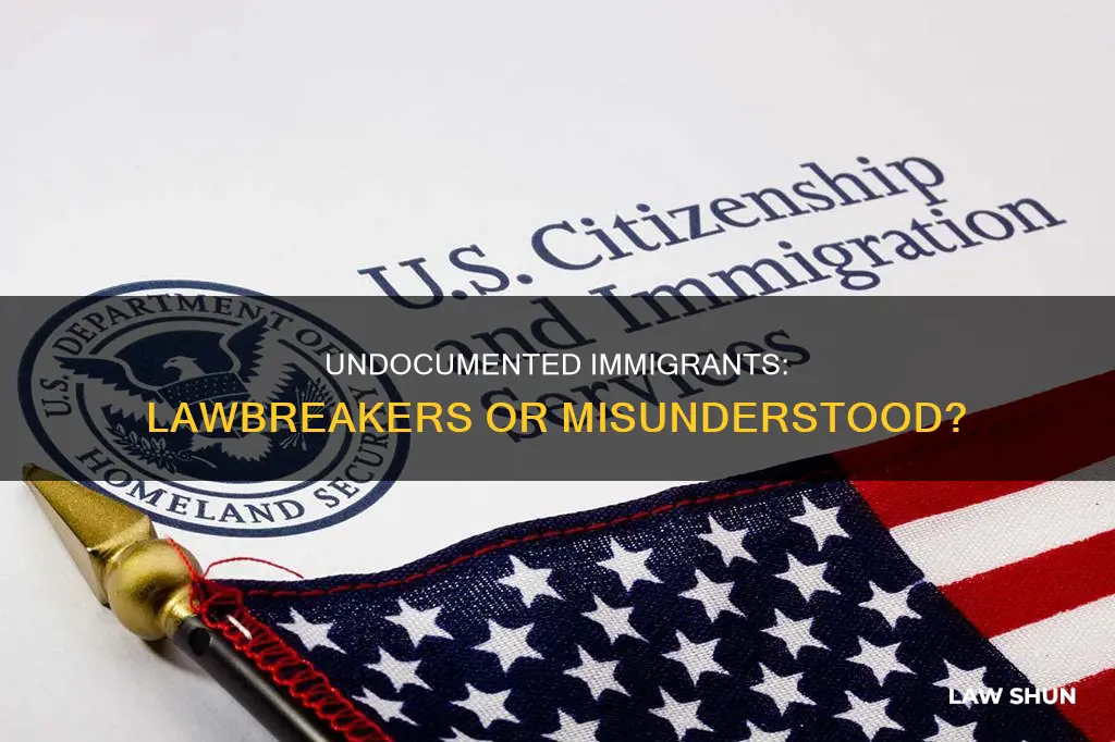 are nondocumwnted immigrants breaking the law