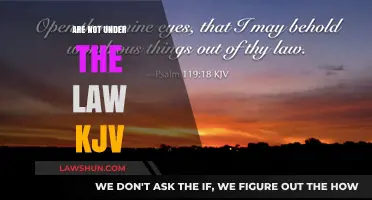 Are We Not Under the Law? Exploring KJV's Legal Freedom