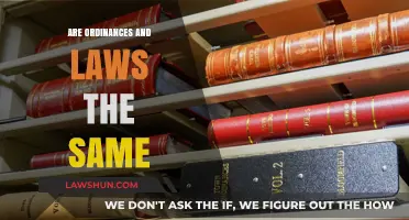Are Ordinances and Laws Identical? Understanding Legal Differences and Similarities