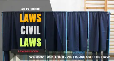 Are PA Election Laws Civil Laws? Understanding Pennsylvania's Legal Framework