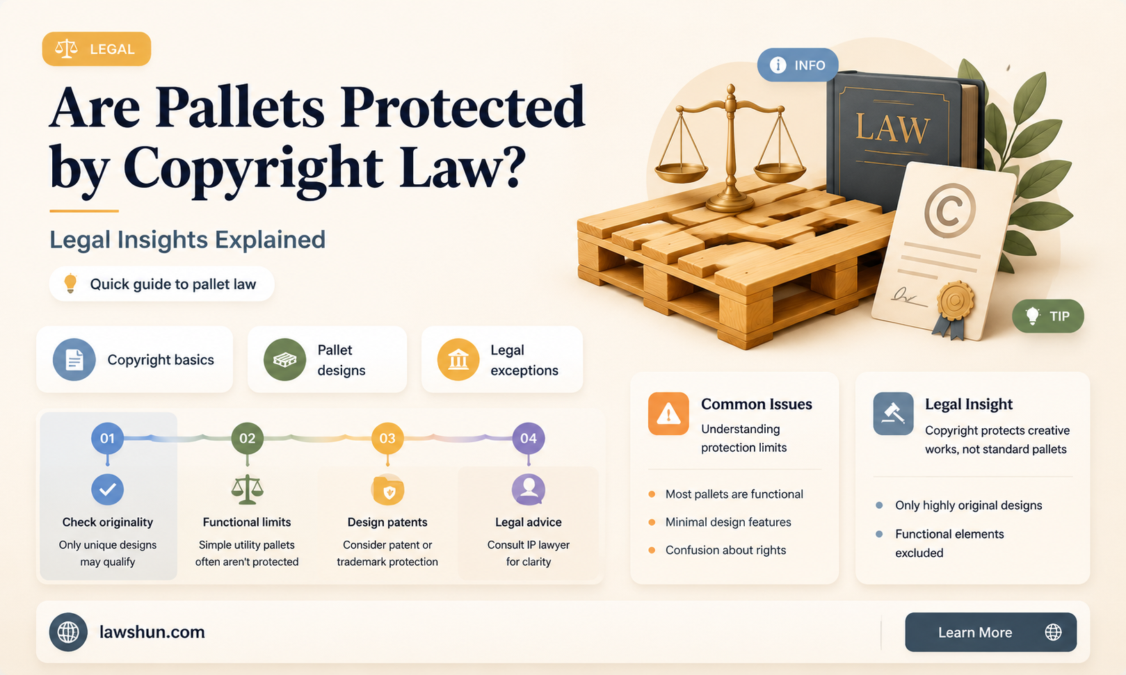 are pallets subject to copyright law