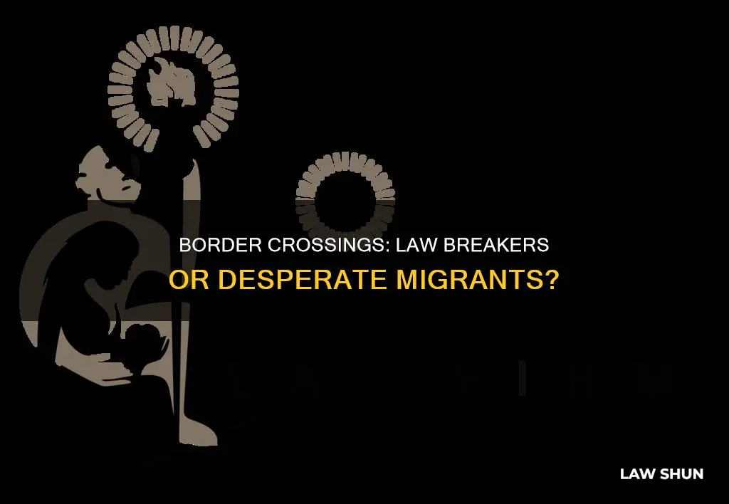 are people crossing the border breaking the law and illegals