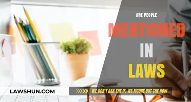 Are Individuals Named in Legislation? Exploring Legal References to People