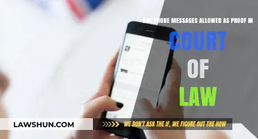 Can Phone Messages Serve as Legal Evidence in Court?