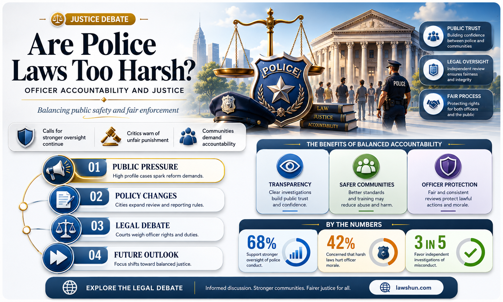 are the laws to tough on police officers