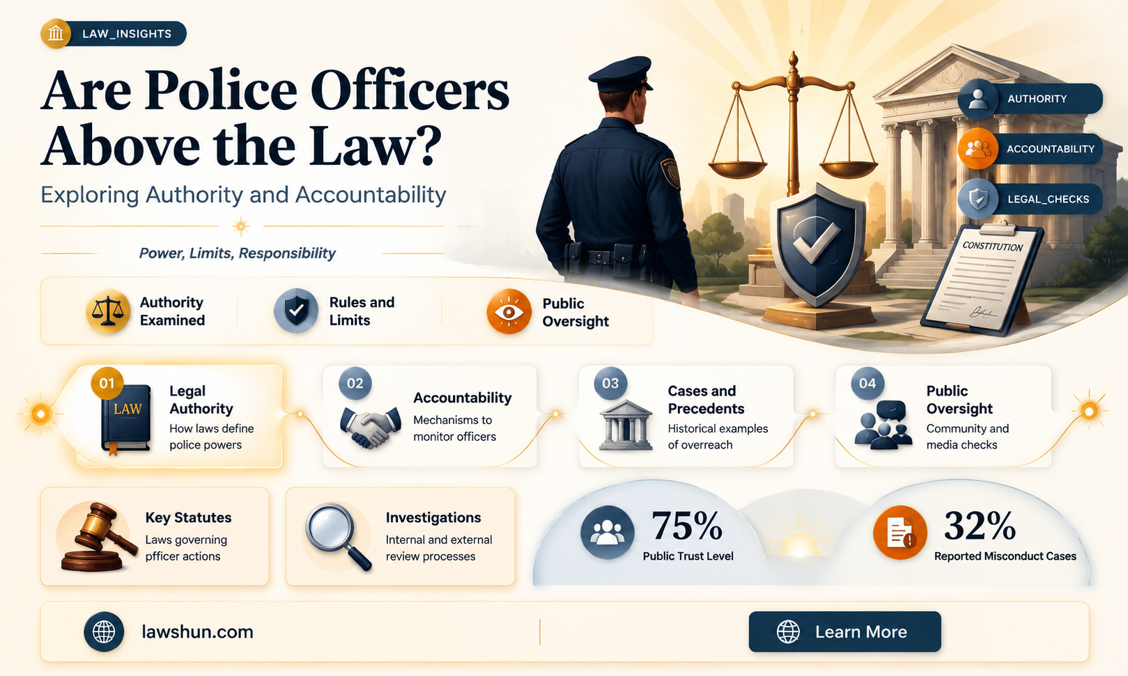 are police officers the law