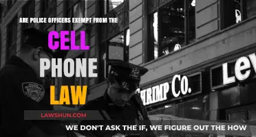 Are Police Officers Exempt from Cell Phone Laws?