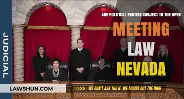 Nevada's Open Meeting Law: Do Political Parties Need to Comply?