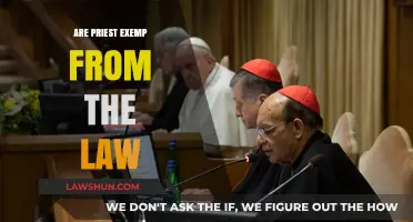 Are Priests Above the Law? Exploring Legal Exemptions and Accountability