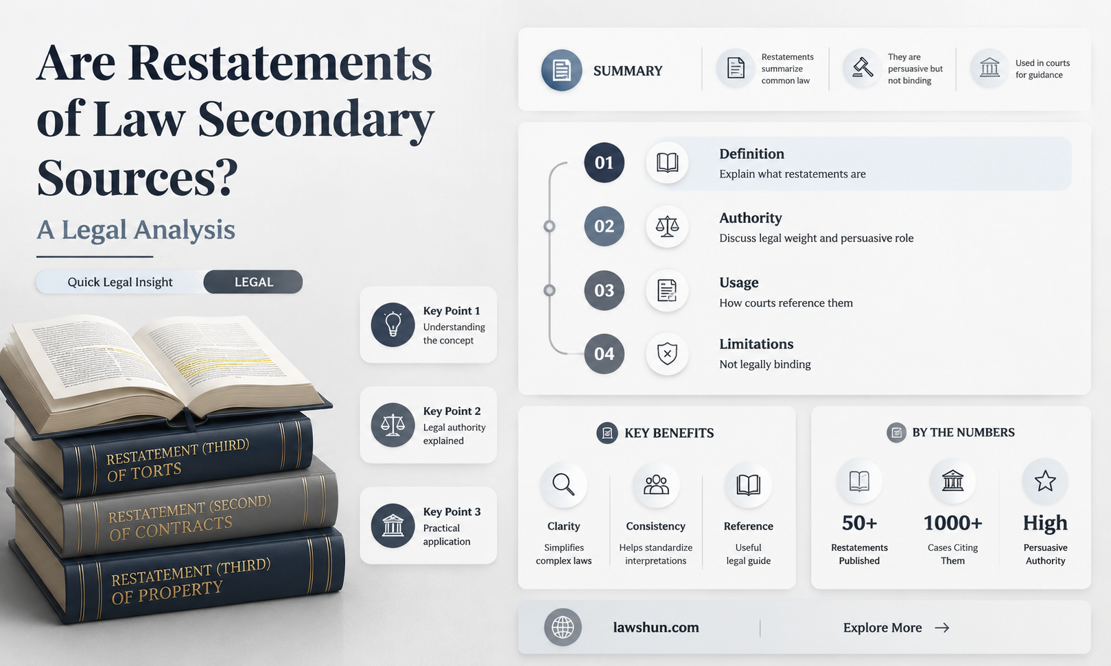 are restatements of law secondary sources