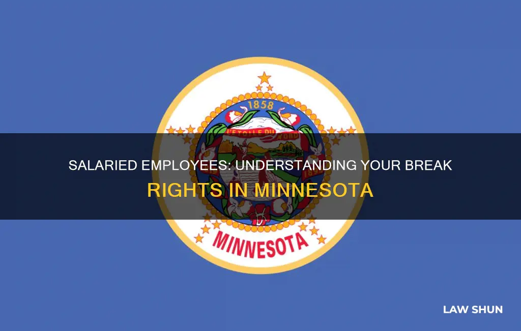 are salaried employees entitled to breaks minnesota law