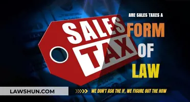 Sales Taxes: Law or Not?