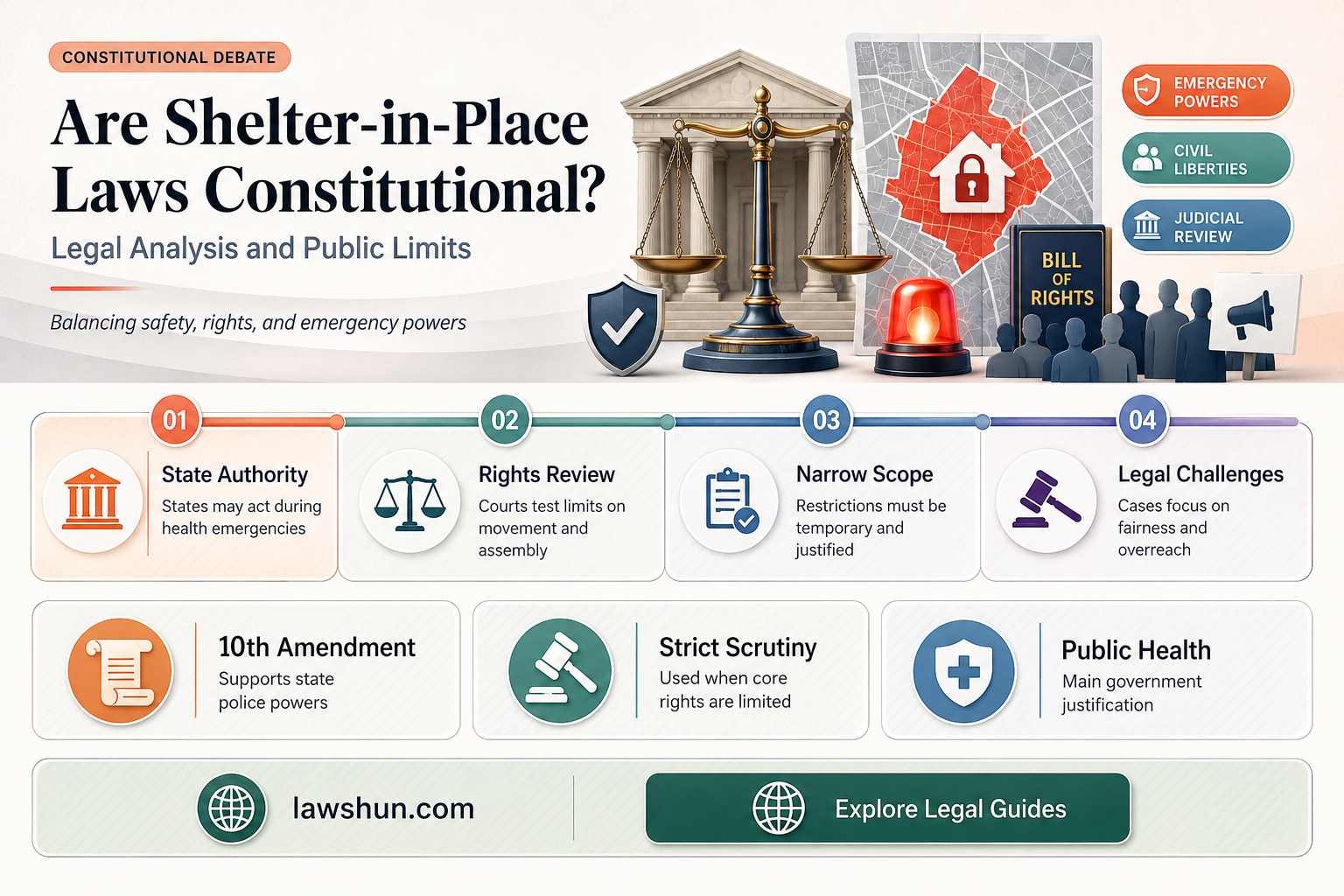 are shelter in place laws legal