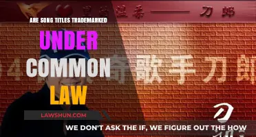 Song Titles: Can You Trademark Them?