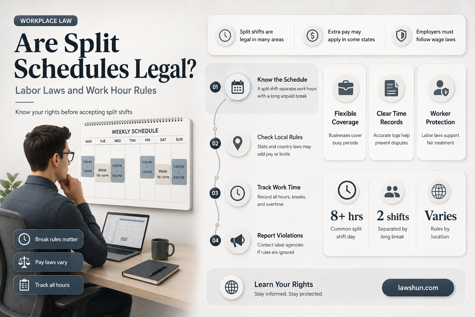 are split schedule against the law