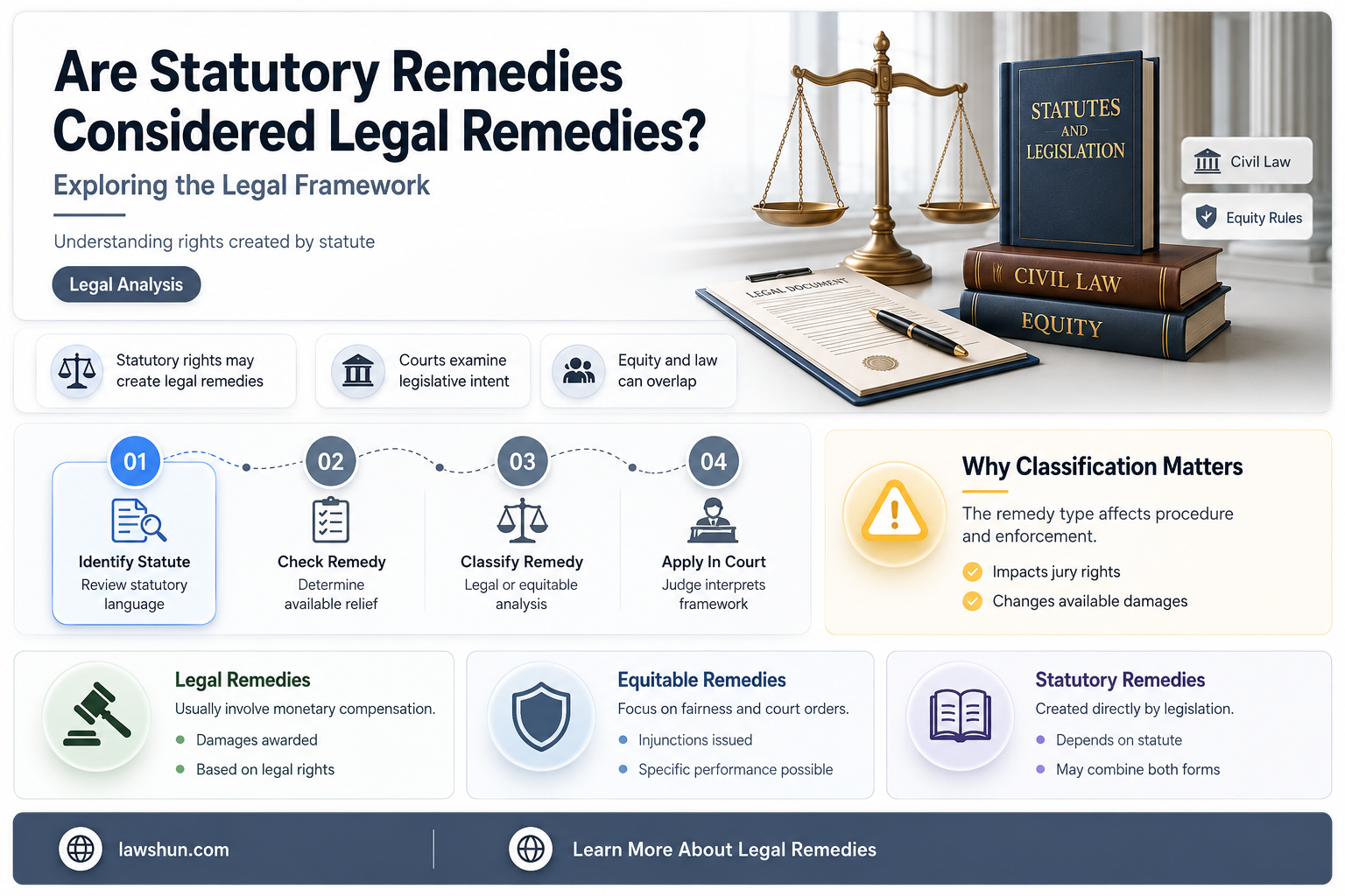 are statutory remedies remedies at law