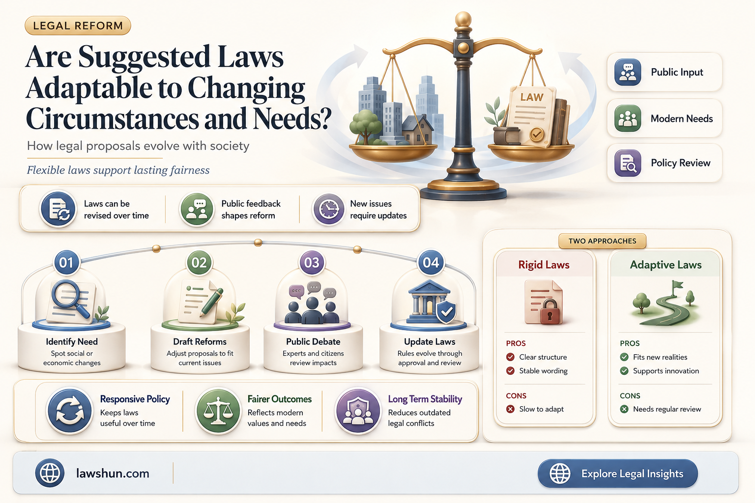are the laws you suggest flexible