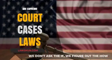 Supreme Court Cases: Laws or Not?
