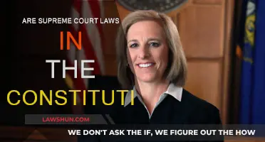 Supreme Court Laws: Constitution Connection