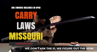 Missouri Open Carry Laws: Do Swords Qualify as Legal Weapons?