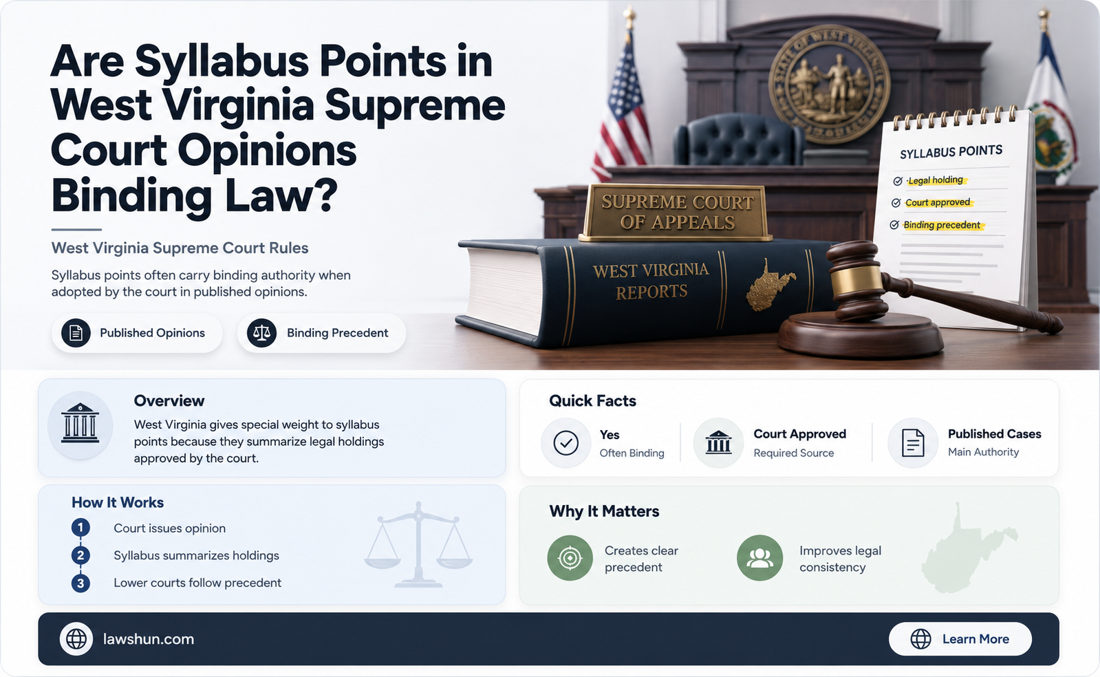 are syllabus points in west virginia supreme court opinions law