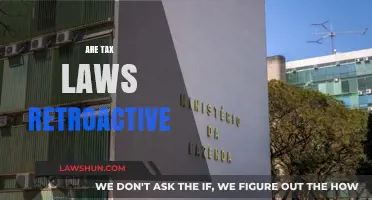 Tax Laws: Retroactivity and You