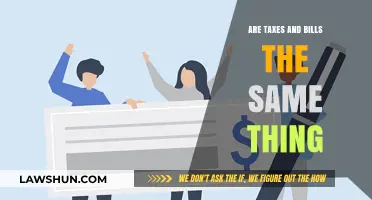 Taxes vs. Bills: What's the Difference?
