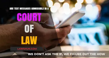 Text Messages as Evidence: Admissible in Court or Not?