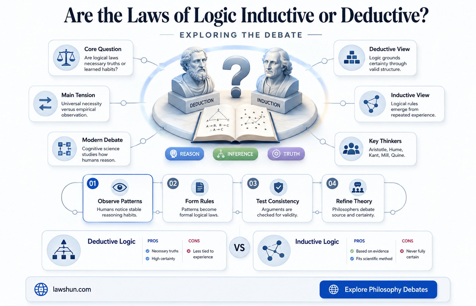 are the laws of logic inductive