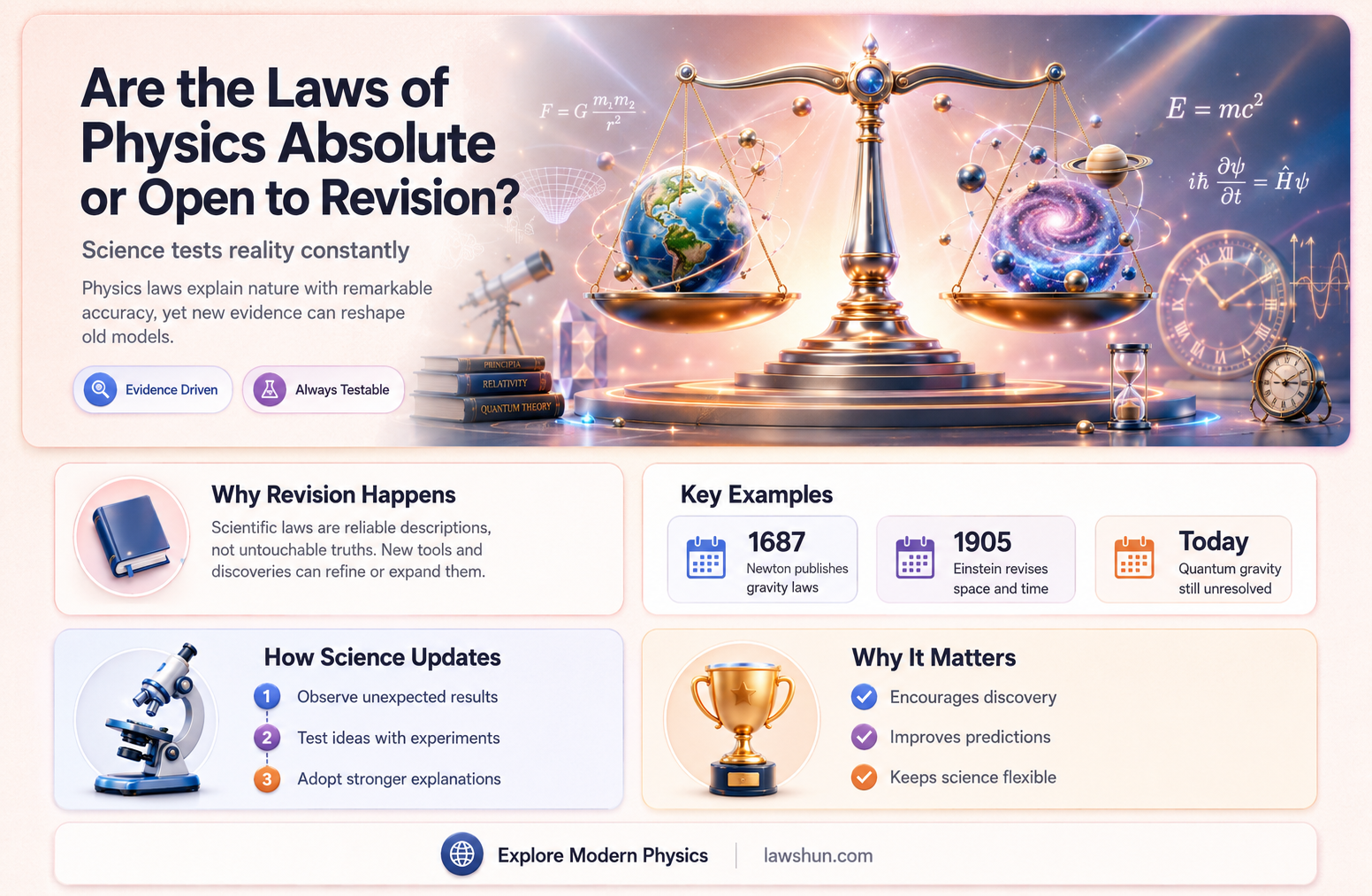 are the laws of physics absolute