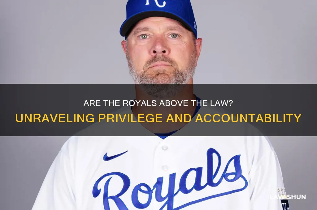 are the royals above the law