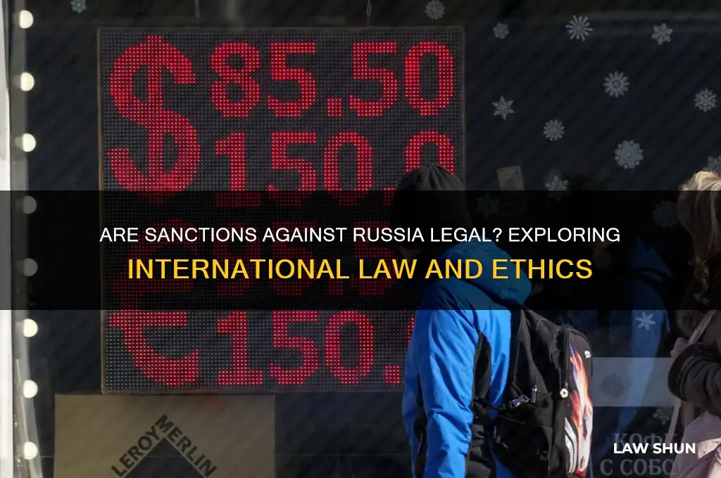 are the sanctions against russia law