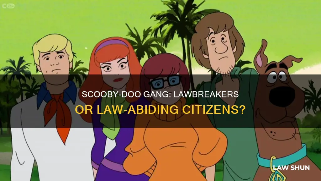 are the scooby doo gang breaking the law