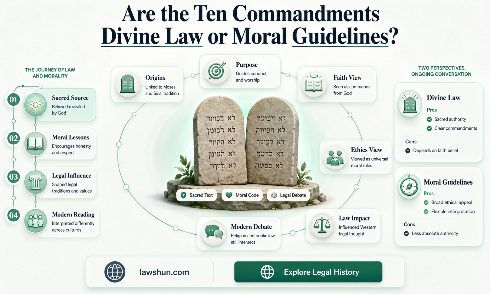 are the 10 commandments divine law