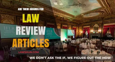 Do Law Review Articles Win Awards? Exploring Legal Writing Recognition
