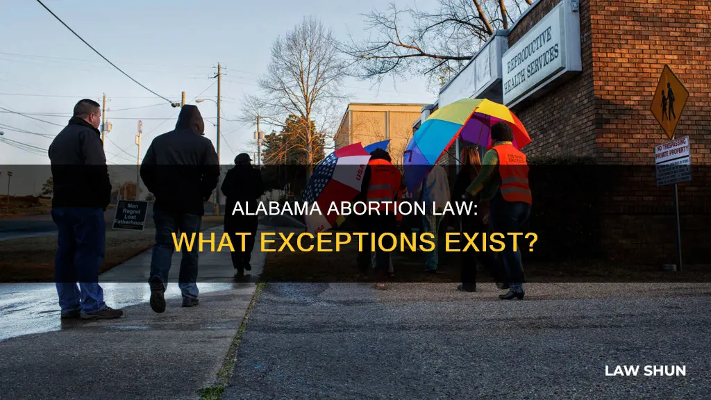 are there any exceptions to the alabama abortion law