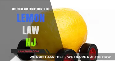 NJ Lemon Law Exceptions: What You Need to Know